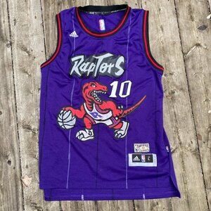 Vintage Toronto Raptors X Adidas NBA Basketball Jersey Large Purple
